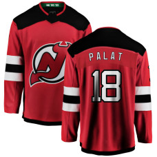 New Jersey Devils #18 Ondrej Palat Home Breakaway Red Jersey