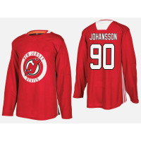 New Jersey Devils #90 Marcus Johansson Home Player Practice Red Jersey New Jersey Devils #90 Marcus Johansson Home Player Practice Red Jersey