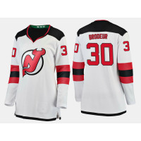 Women's New Jersey Devils #30 Retired Martin Brodeur Road Breakaway Player Fanatics Branded White Jersey