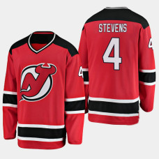 New Jersey Devils Scott Stevens #4 Heritage Premier Breakaway Player Jersey Red