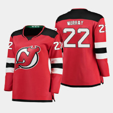 Women's New Jersey Devils Ryan Murray #22 2020-21 Home Breakaway Player Red Jersey