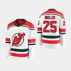 Youth New Jersey Devils Mirco Mueller White Breakaway Player Alternate Jersey
