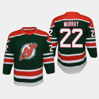 Youth New Jersey Devils Ryan Murray #22 Reverse Retro Special Edition Replica 2020-21 Jersey Green