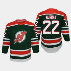 Youth New Jersey Devils Ryan Murray #22 Reverse Retro Special Edition Replica 2020-21 Jersey Green