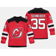 Youth New Jersey Devils Cory Schneider #35 Replica Player Home Red Jersey